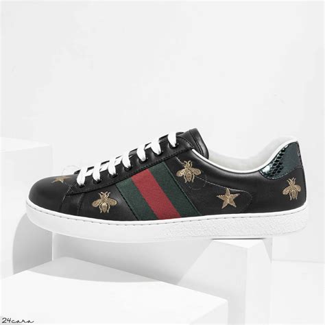 gucci bee and star shoes|gucci ace bee embroidered sneakers.